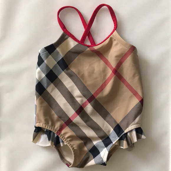 burberry infant swimsuit